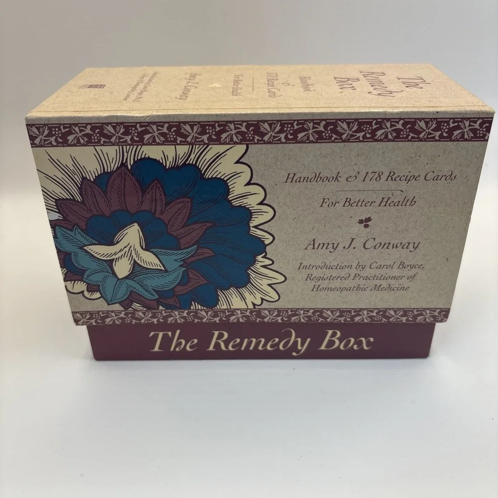 Vintage The Remedy Box Handbook 178 Recipe Cards Better Health Amy J Conway 1994